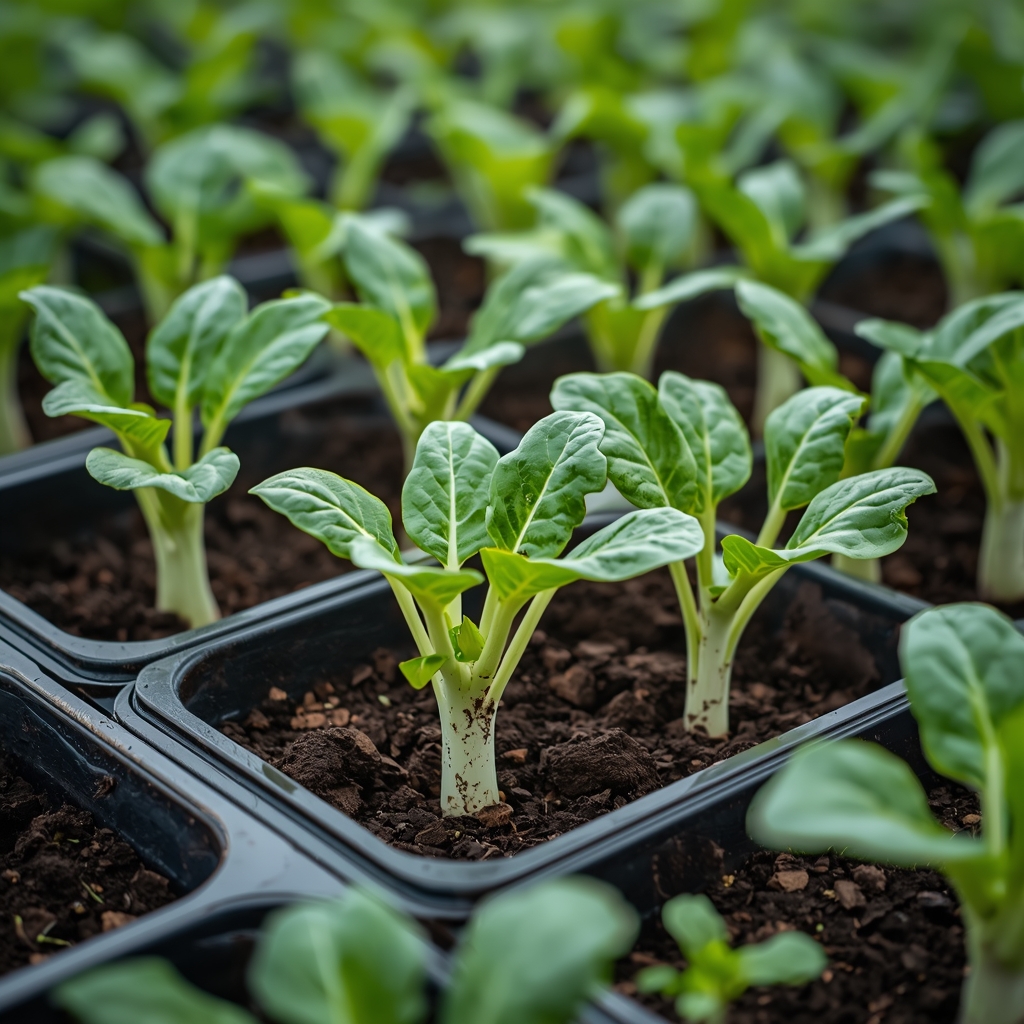 rasad-pekinskog-kupusa-sadnja Rasad pekinskog kupusa u kontejnerima pre sadnje